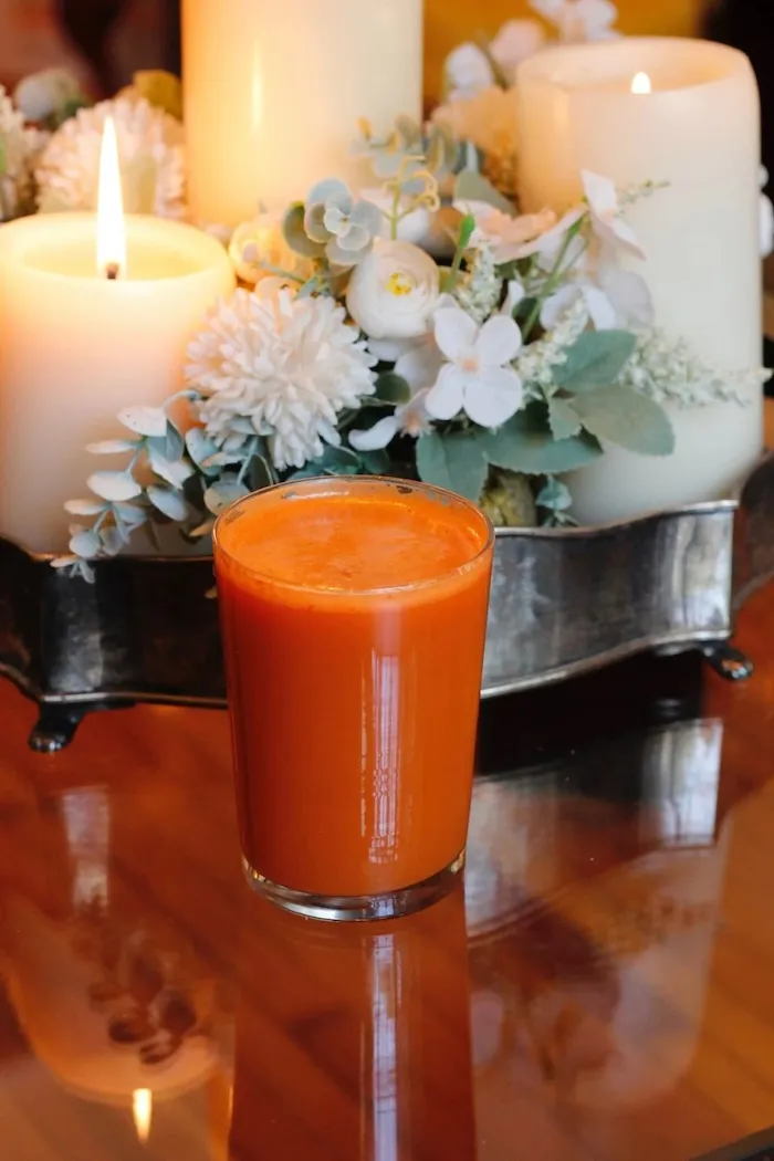 Jugo natural de frutas en Flat White Condesa